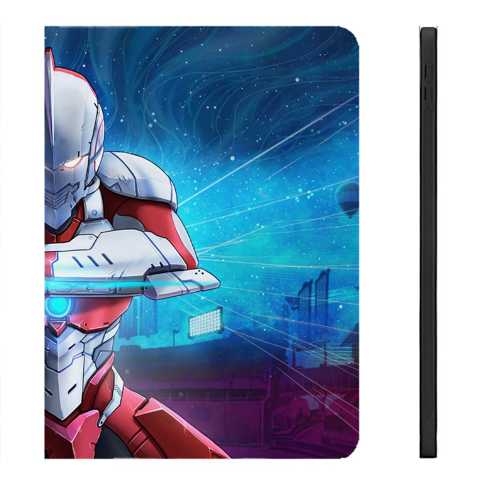 （画像用） ウルトラマン Ultraman IPadケース ペンホルダー付き ブックスタイルデザイン